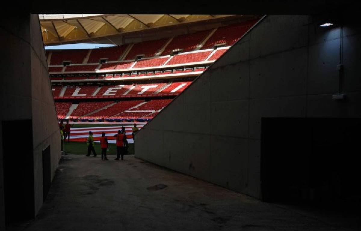 ¡Que bonito! Hondureño 'Coneja' Cardona inmortalizado en el Wanda, nuevo estadio del Atlético