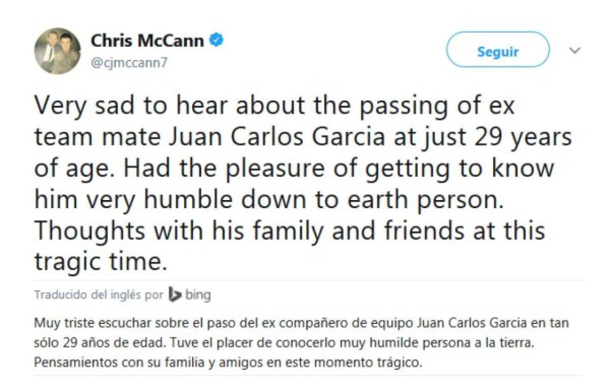 ¡Emotivo! El mundo del fútbol reacciona ante la muerte de Juan Carlos García