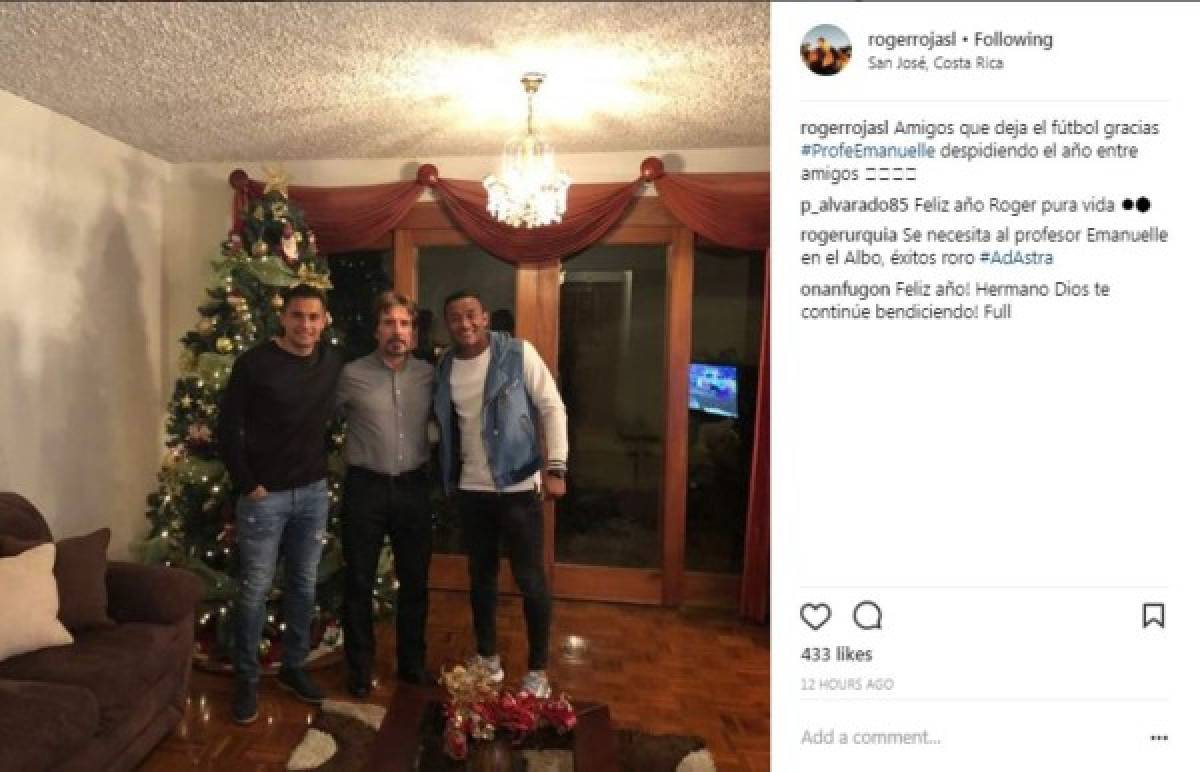 Jugadores hondureños le dieron la bienvenida al 2018