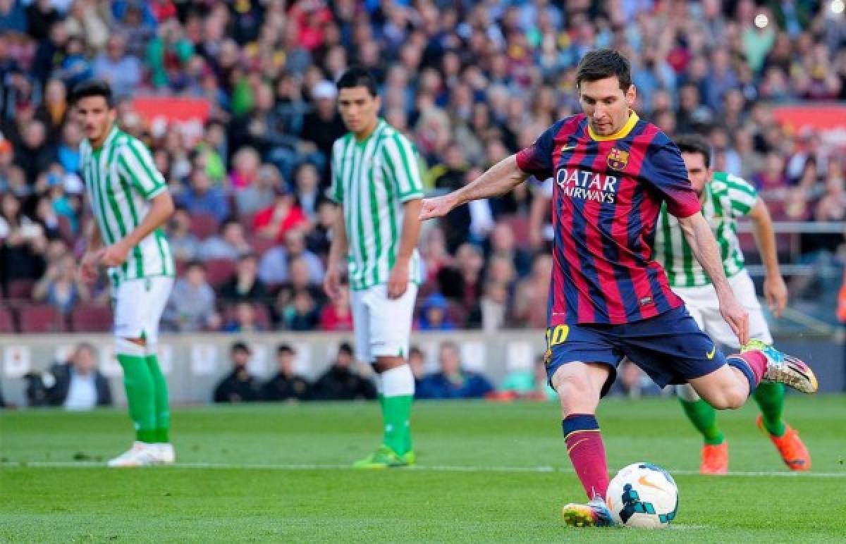 Barcelona gana 3-1 al Betis con doblete de Lionel Messi