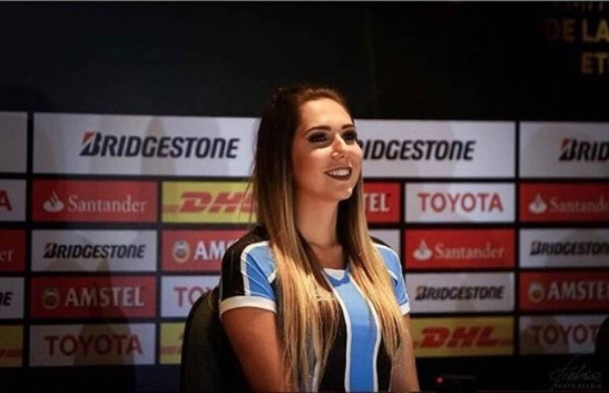 Carolina Portaluppi, la explosiva hija del tecnico del Gremio, próximo rival del Real Madrid