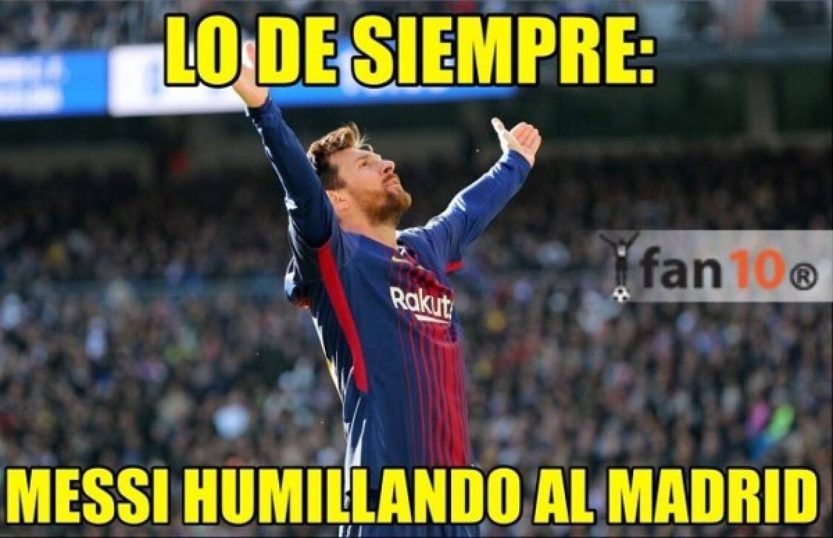 ¡Para morir de risa! Los memes del clásico Real Madrid-Barcelona más recordados