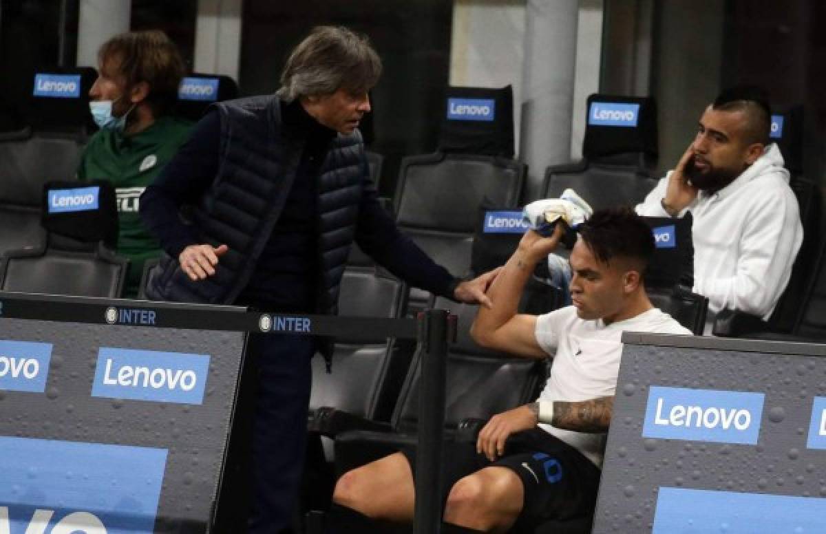 Así fue la fuerte pelea de Lautaro Martínez y Conte en pleno juego del Inter de Milán: 'Respeta'
