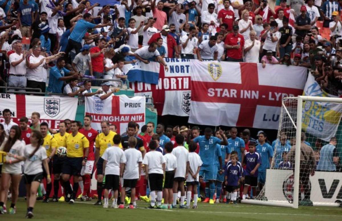 ¡Qué figuras! El amistoso de lujo de la Selección de Honduras hace 6 años: Ante Inglaterra en Miami