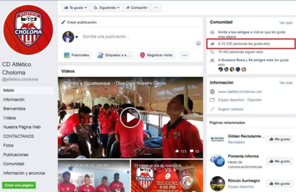 Los equipos de la Liga de Ascenso con más seguidores en su red social de Facebook