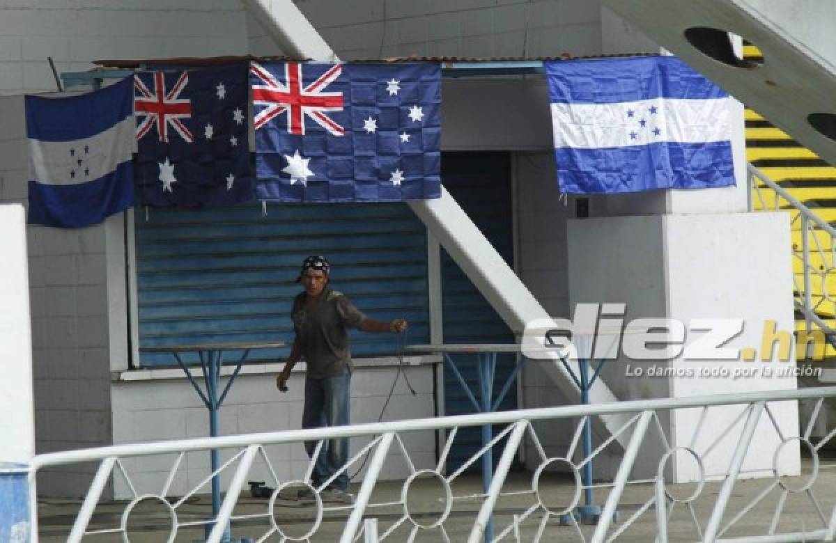 ¡QUÉ BELLEZA! Así pulen el estadio Olímpico para juego de Honduras ante Australia