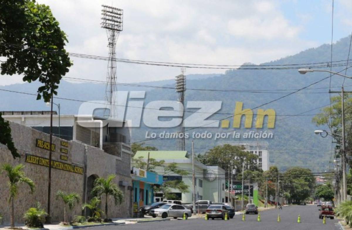 Así le han cambiado la cara al estadio Morazán a cinco días de enfrentar a Costa Rica