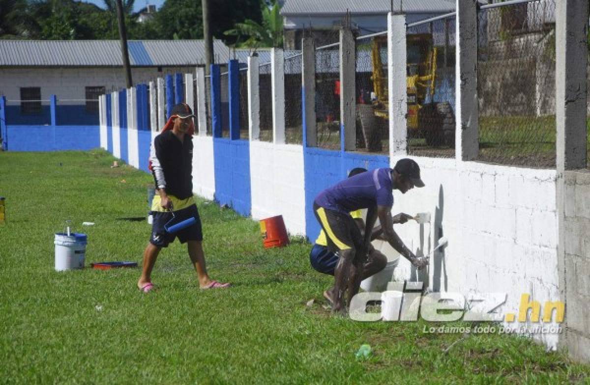 EN FOTOS: El Victoria de La Ceiba remodela su sede para juegos oficales