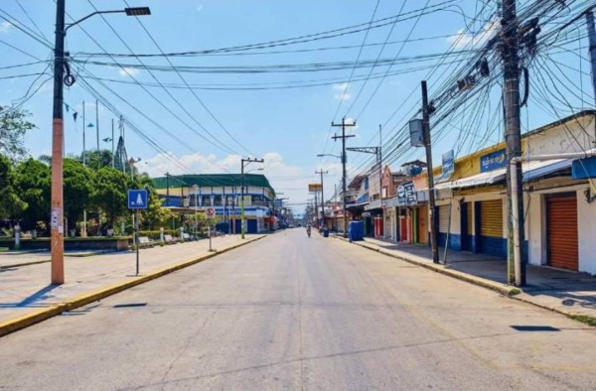 Con ciudades vacías y calles cerradas se vio Honduras por coronavirus