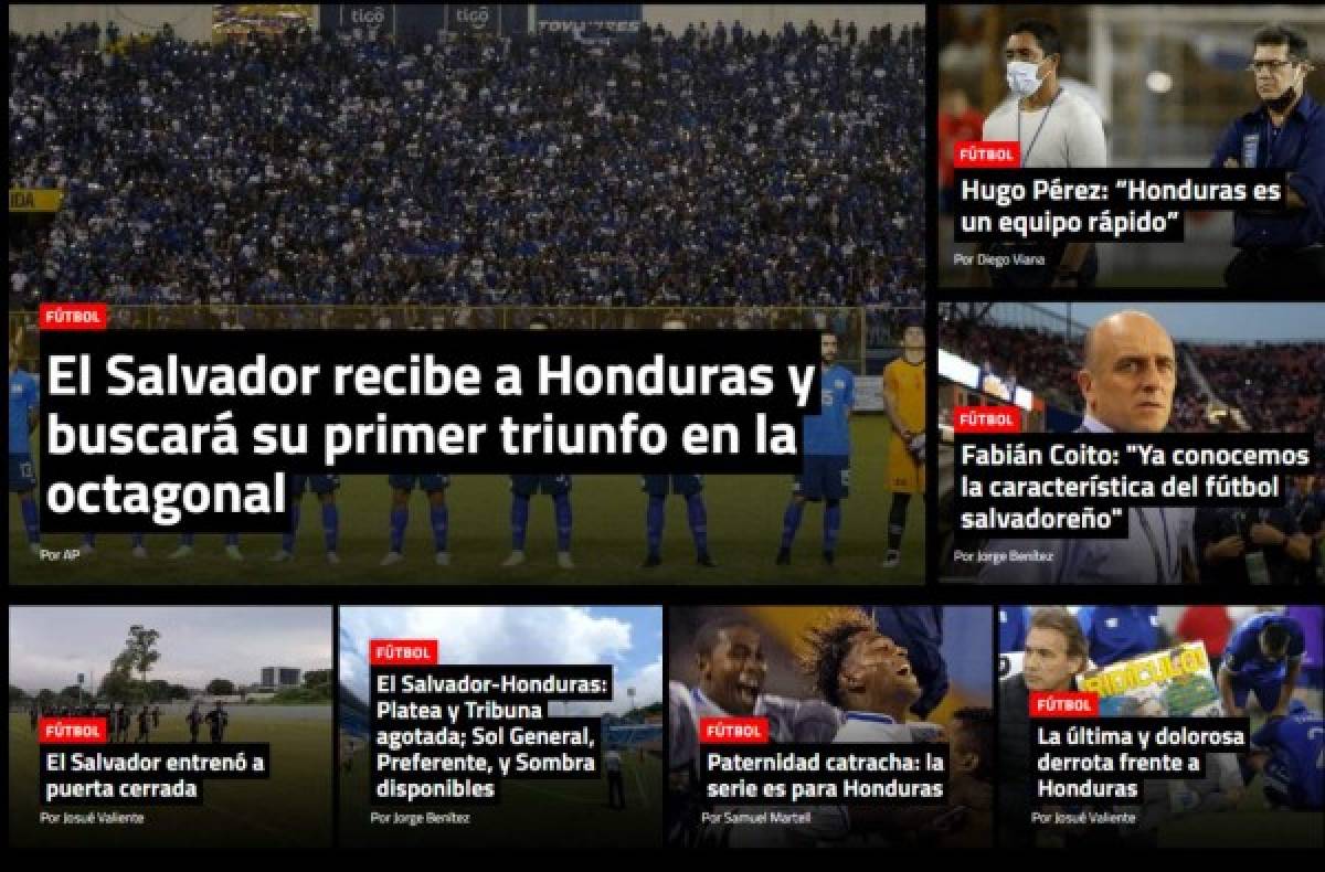 Paternidad catracha y piden a Honduras que deje el drama: lo que dice la prensa salvadoreña sobre el choque de esta tarde