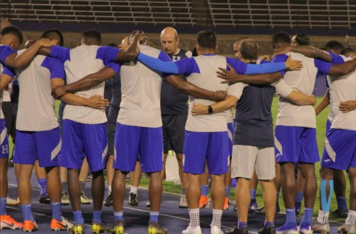 Galería: Así fue el entrenamiento de Honduras antes de enfrentar a Jamaica