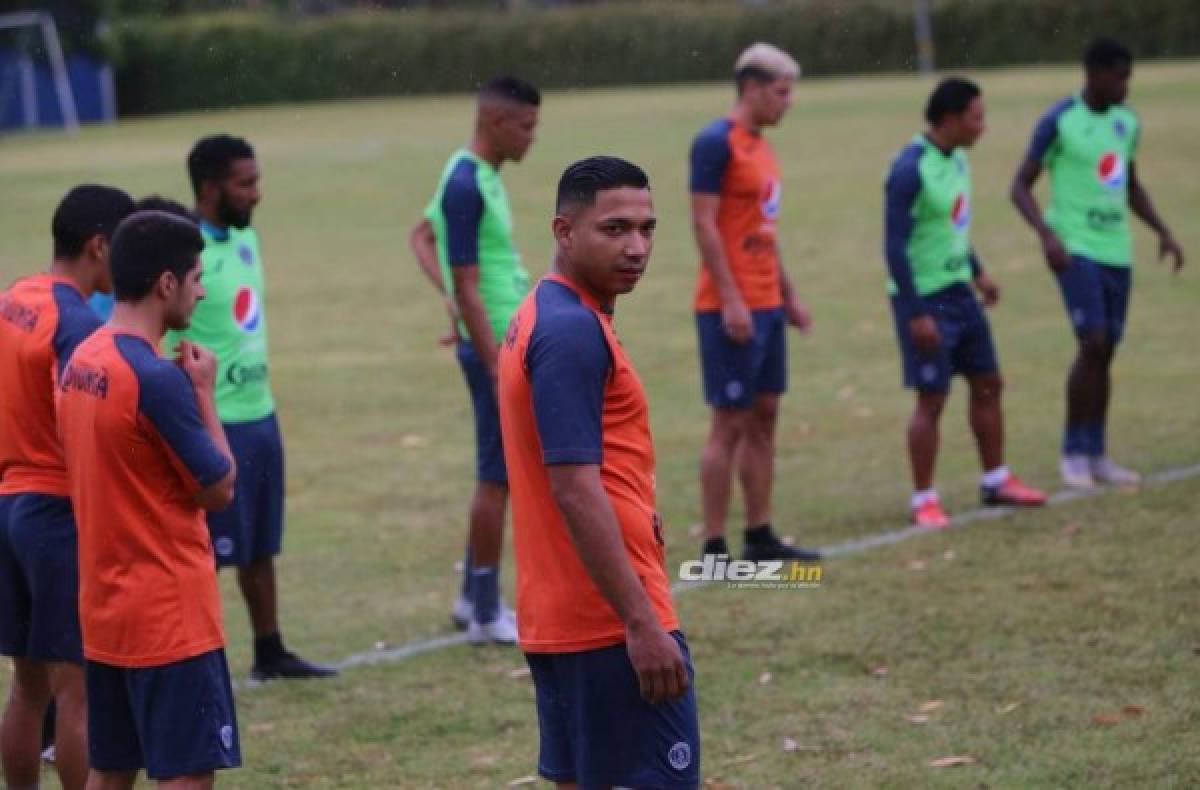 ¡En fotos! Presencia de Emilio Izaguirre y mucha concentración en el entreno de Motagua