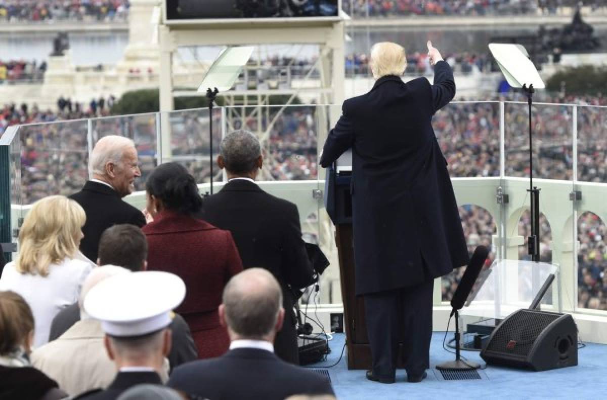 Las mejores fotos del primer día de Donald Trump como presidente de EEUU