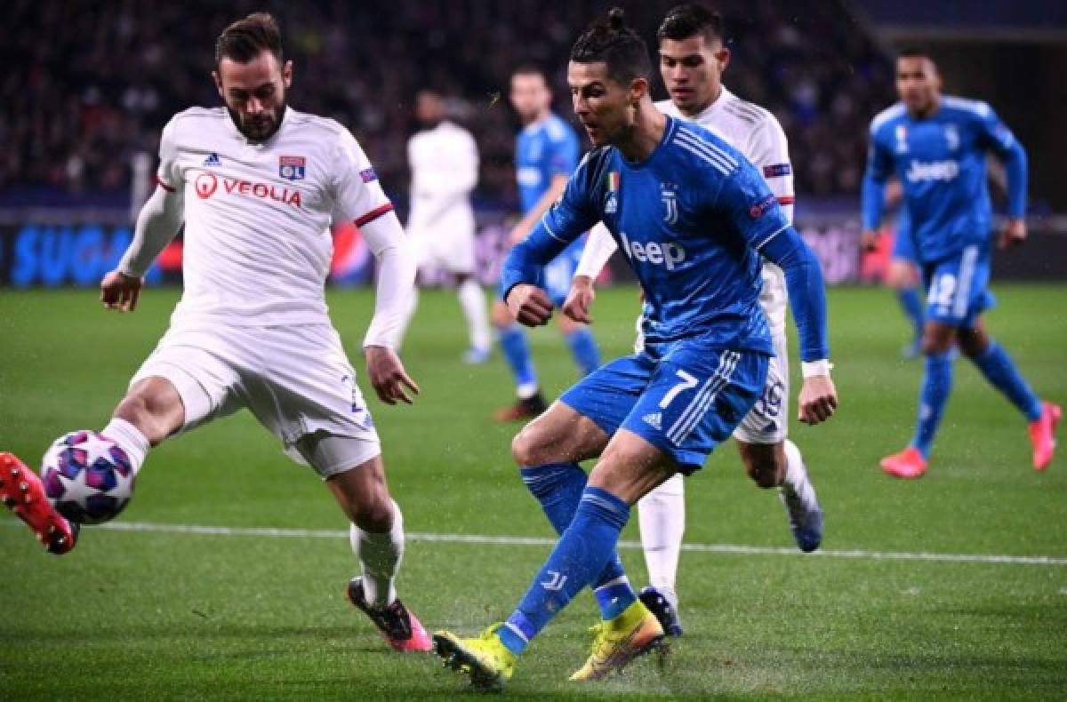 Cristiano Ronaldo y Juventus quiere pegar primero ante el Lyon de Francia.