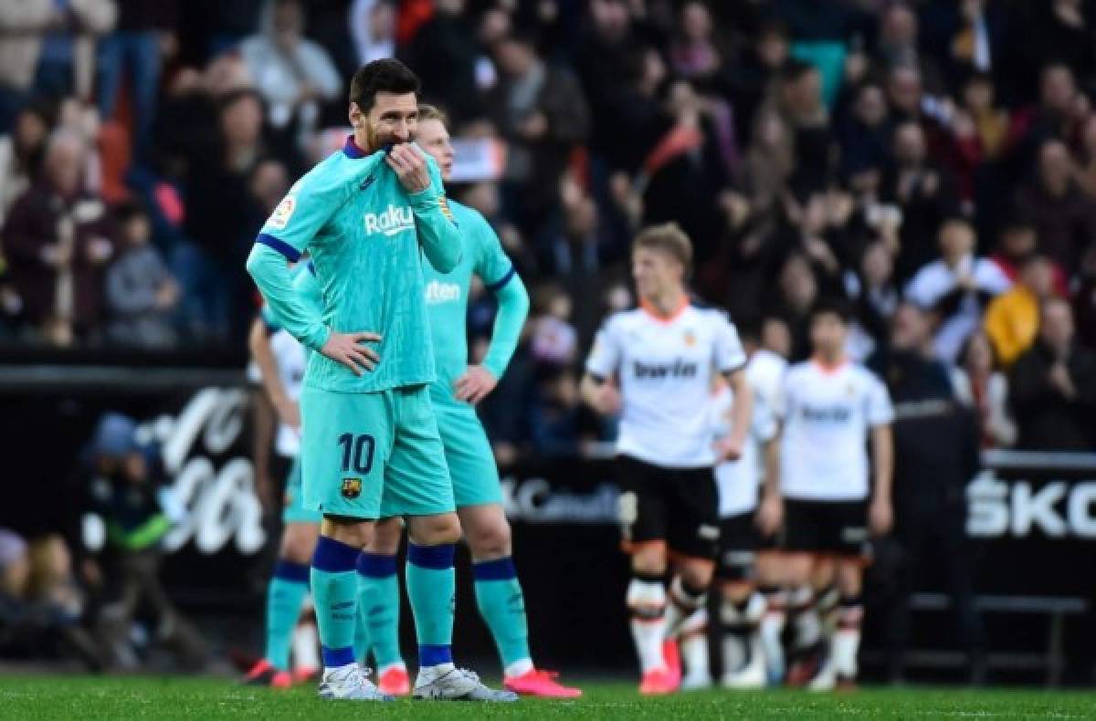 La dolorosa reacción de Messi por la dura derrota del Barcelona en LaLiga