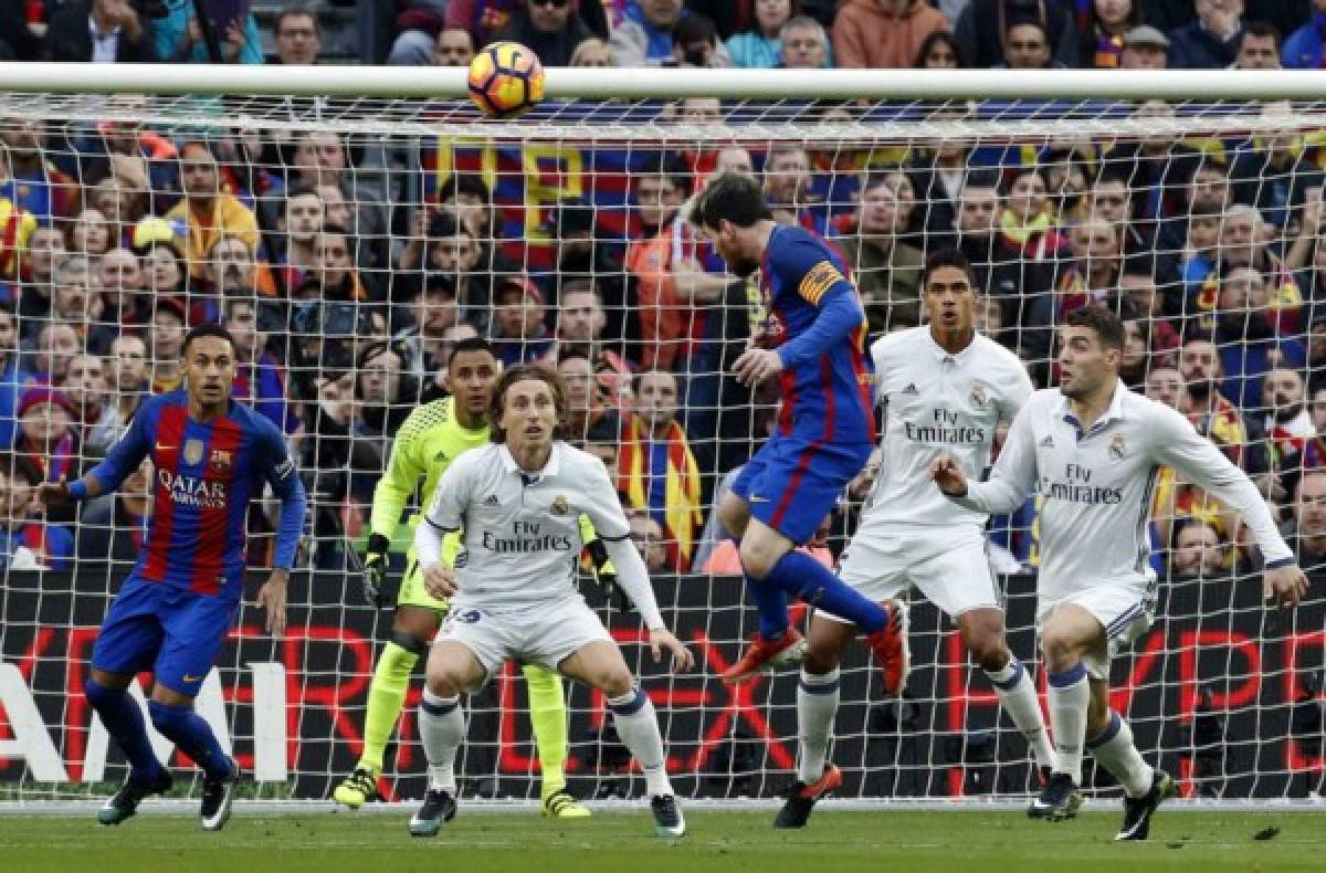 Messi y Cristiano se fueron en blanco en el clásico español