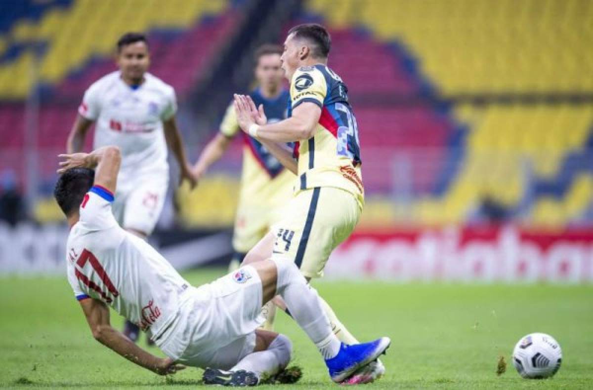 Olimpia busca una hazaña ante el América de México en el estadio Azteca. Foto: MexSport.