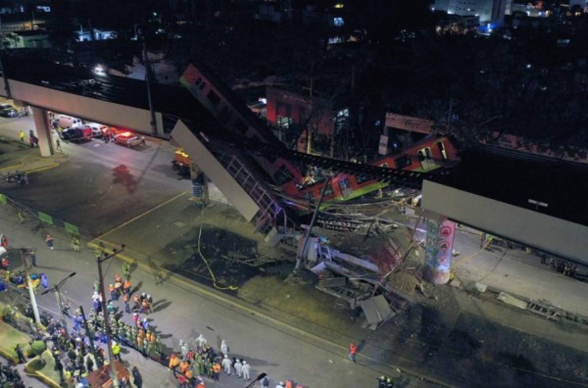 Horror en México: las dramáticas imágenes del terrible accidente de tren que deja más de 20 muertos