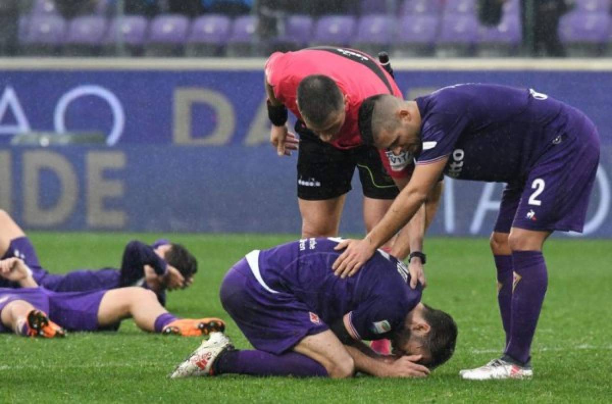 DESGARRADOR: Así se vivió el primer triunfo de la Fiorentina sin su capitán Davide Astori