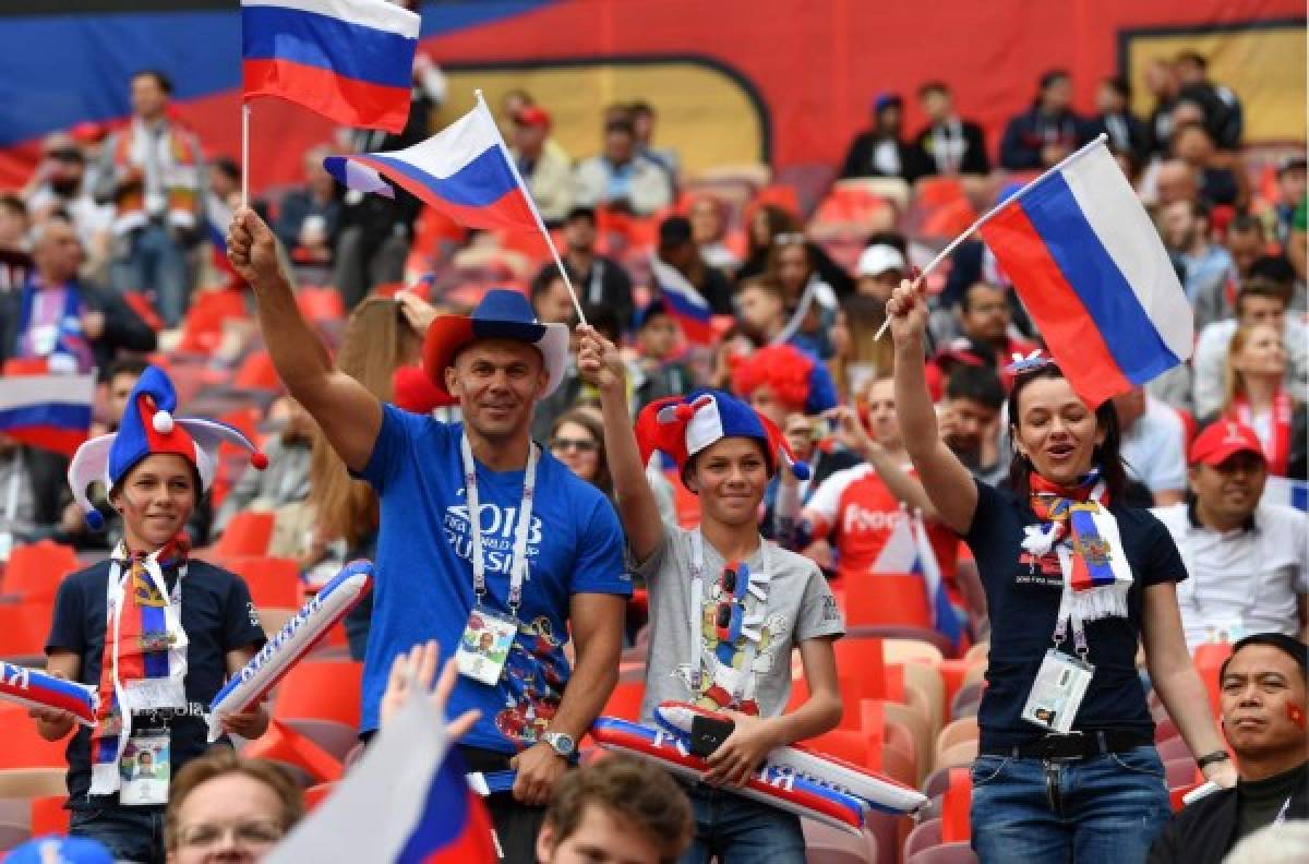 ¡AMBIENTAZO! Así se vive la previa de la inauguración del Mundial de Rusia