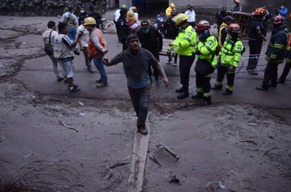 EN FOTOS: Tragedia en Guatemala luego de explosión de un volcán