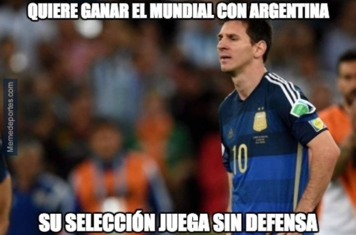 ¡Ácidos y crueles memes contra Argentina y Messi por derrota ante Brasil!