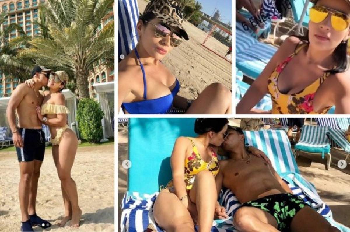 La sexy esposa de Emilio Izaguirre deslumbra en Dubai con su figura