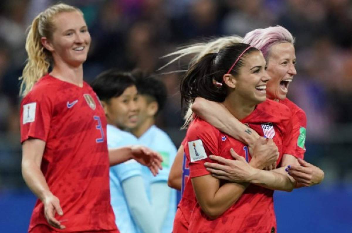 Estados Unidos humilla 13-0 a Tailandia y hace historia en el Mundial Femenino