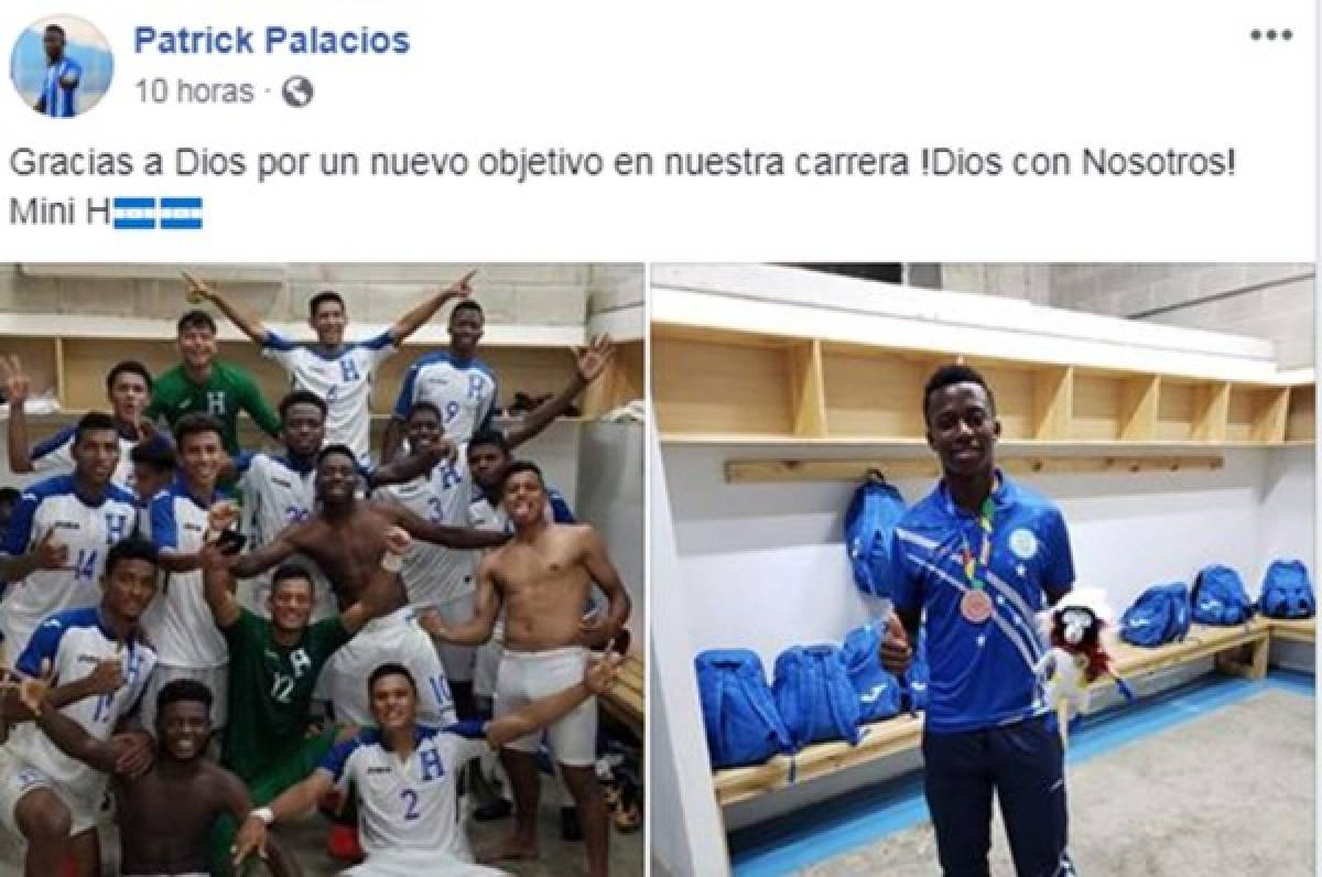 Así fue la celebración de los jugadores Sub-21 de Honduras en los Juegos Centroamericanos