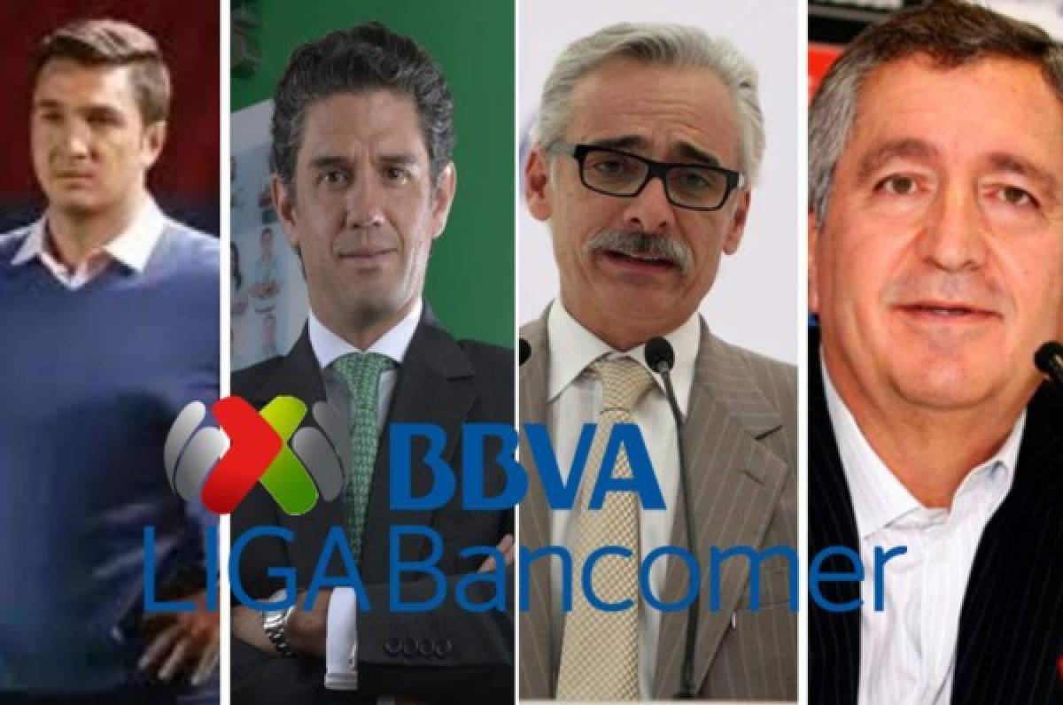 Los presidentes de los equipos de la Liga Bancomer MX