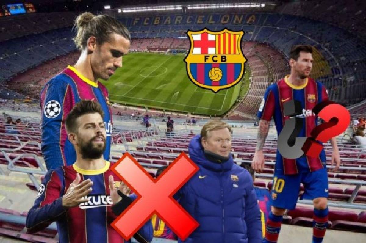 Los señalados del nuevo desastre del Barcelona: Ocho se pueden ir, los nuevos fichajes y Messi