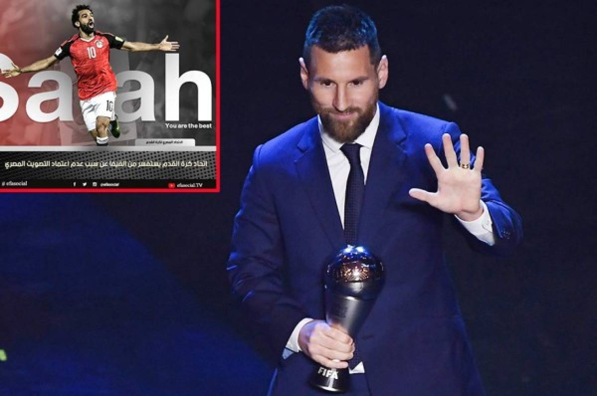 Egipto reclama a FIFA que ellos no votaron por Messi en el The Best