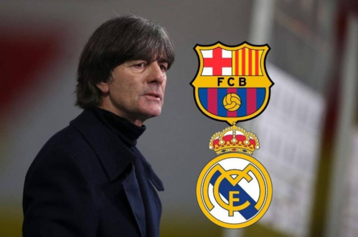 Joachim Löw se pronuncia sobre la posibilidad de dirigir al Real Madrid o Barcelona