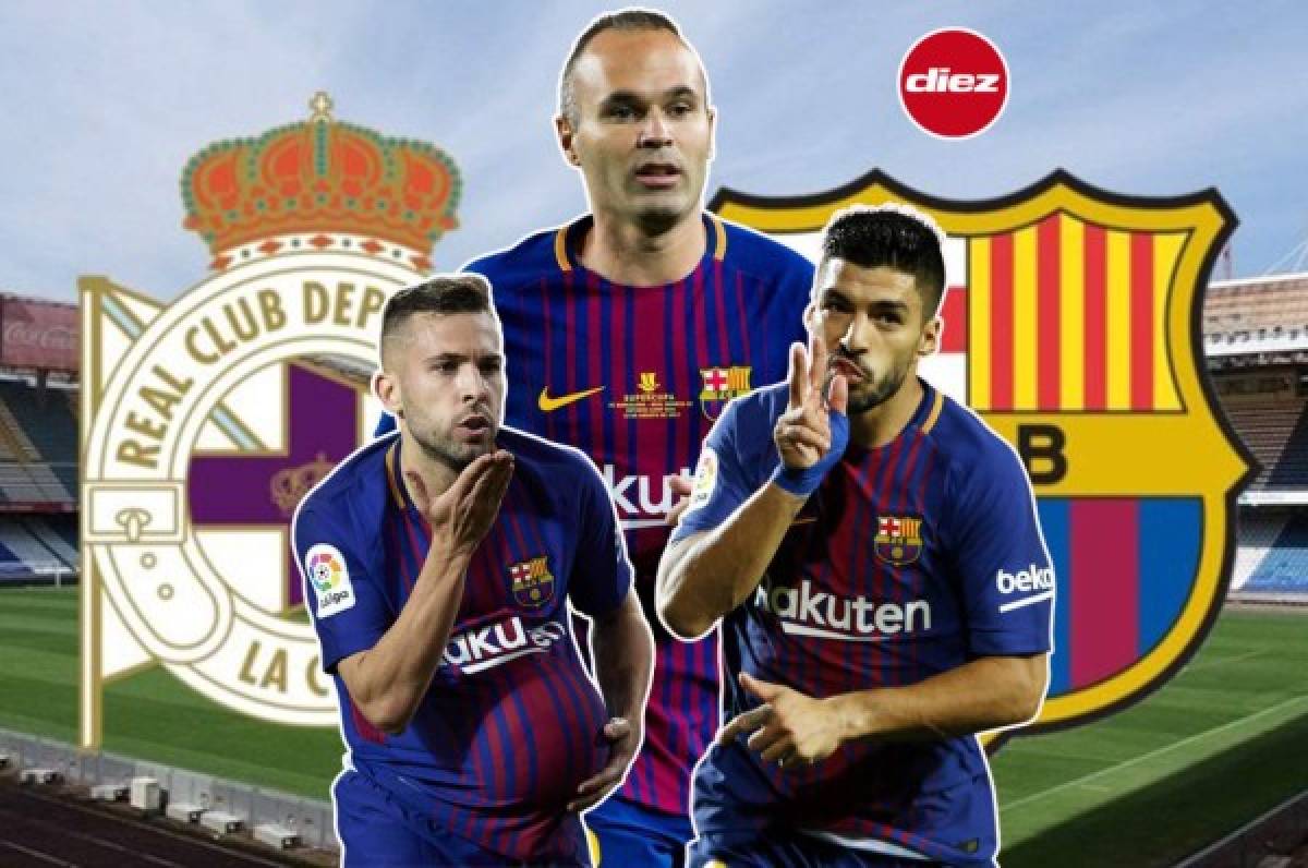 ¡El 11 que afina el Barça para consagrarse campéon de España ante el Dépor!