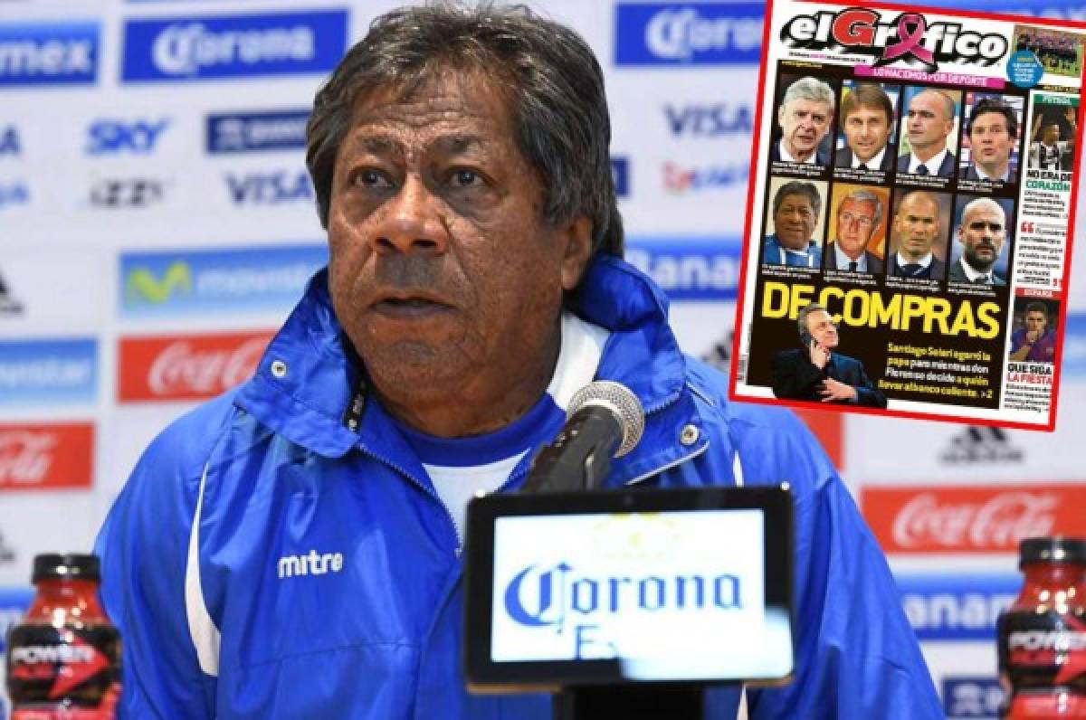 Salvadoreños se burlan del técnico hondureño Ramón 'Primi” Maradiaga