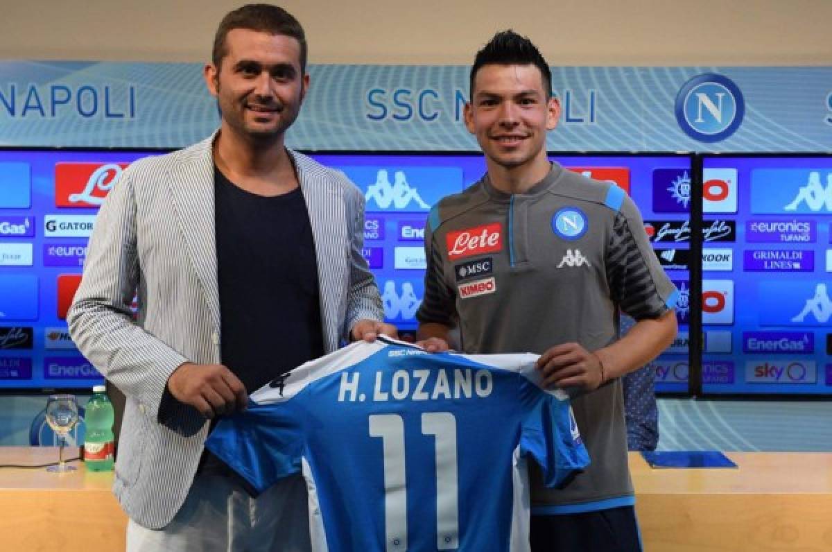 'Chucky' Lozano es presentado por el Napoli: ''Estoy feliz por ser la primera opción de Ancelotti''