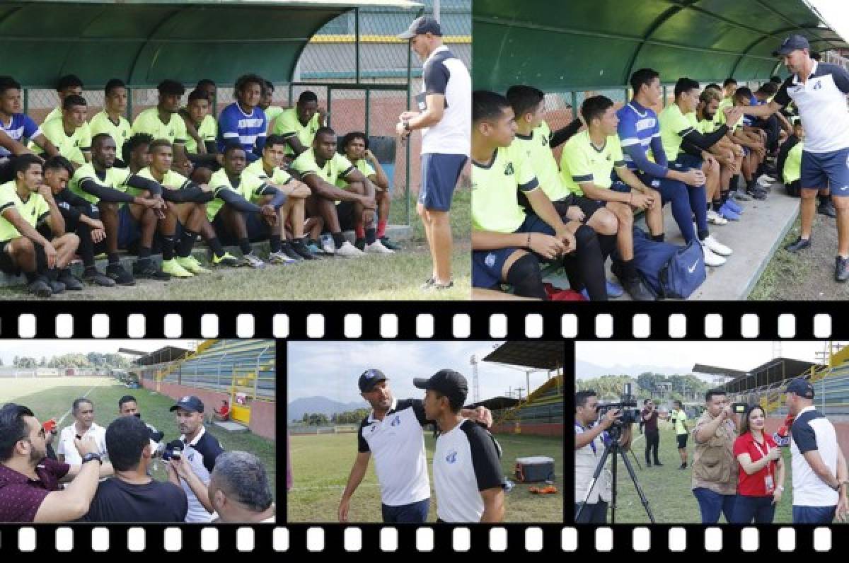 Fotos: 'El Palomo' le cambia el ánimo en su primer día a jugadores del Honduras