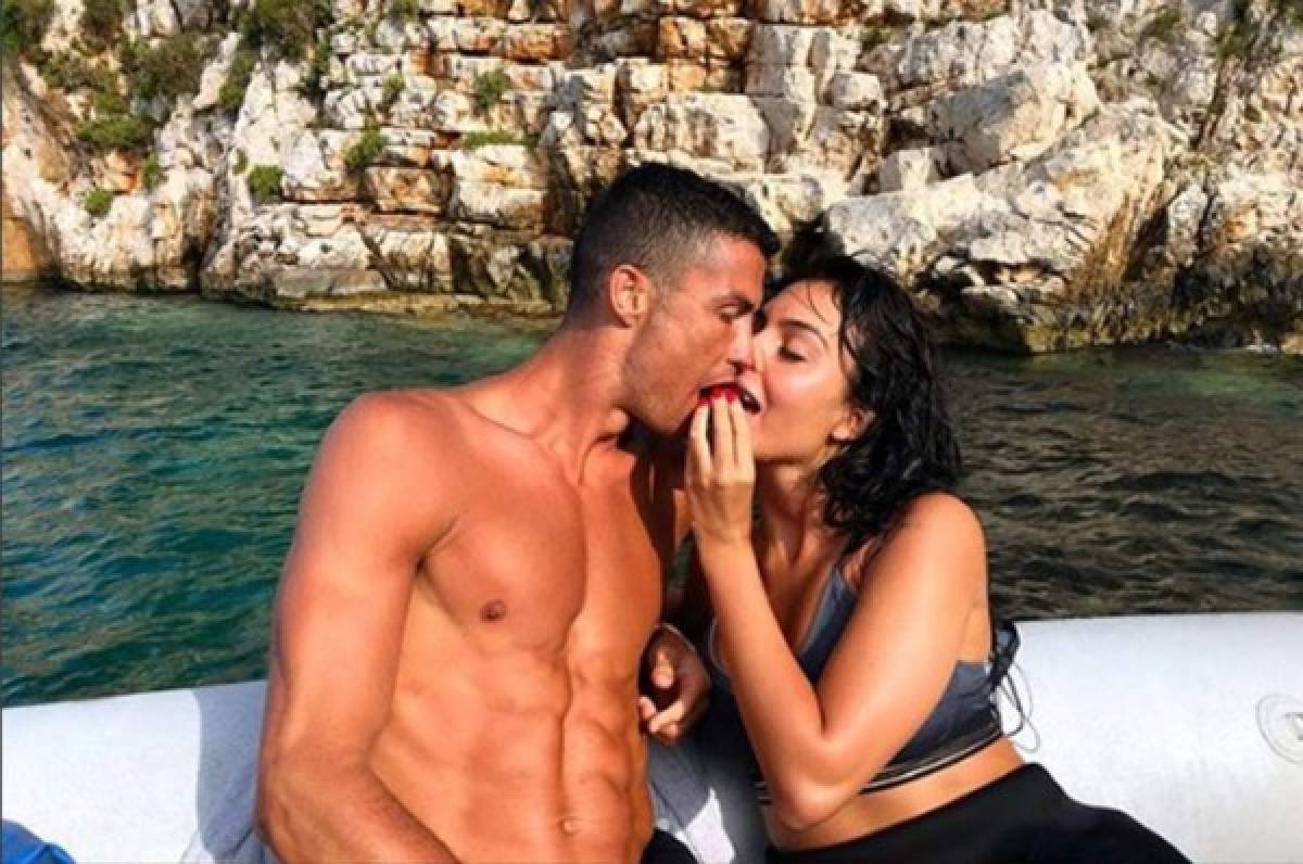 Georgina Rodríguez, novia de Cristiano Ronaldo, y su mensaje desde Grecia