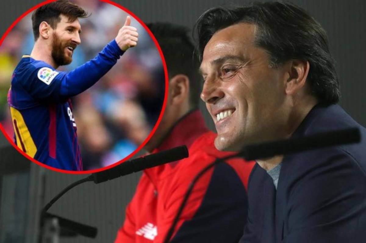 Montella: ''Messi es un extraterrestre, pero mañana estará en la Tierra''
