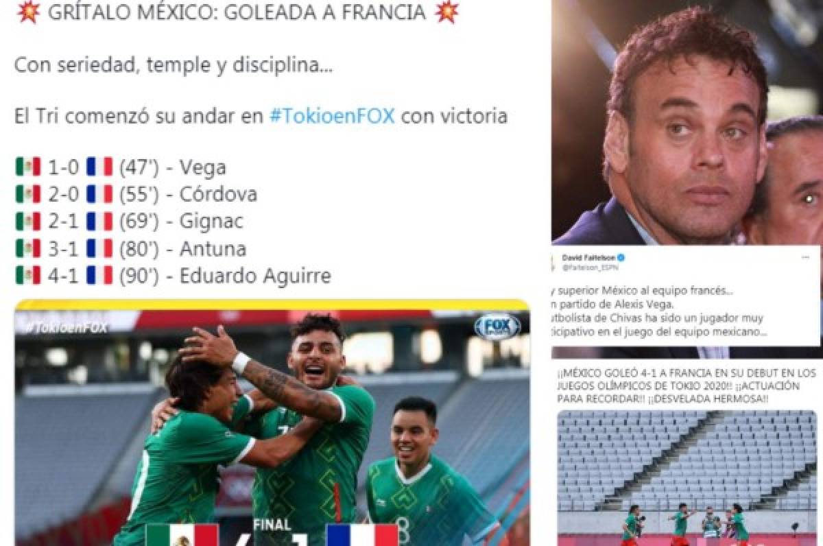 Prensa mexicana eufórica tras el debut en Tokio, pero Faitelson los baja de la nube: así reaccionaron ante la goleada a Francia