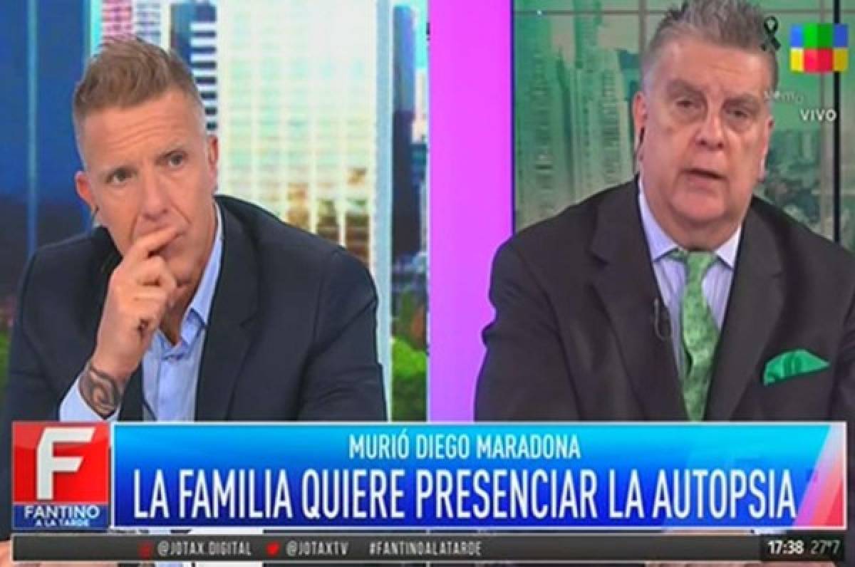 La dura confesión en un programa en vivo: 'Maradona murió siendo pobre”