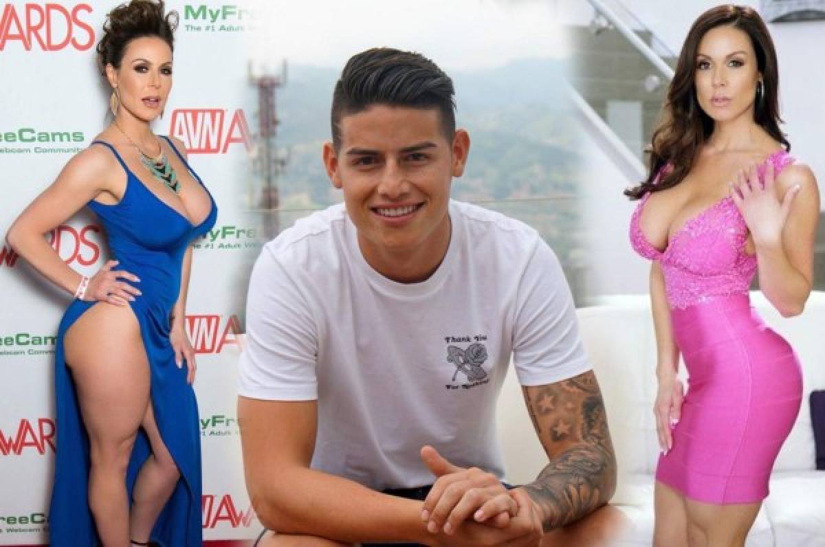 Polémica entre el futbolista James Rodríguez y una actriz de cine para adulto