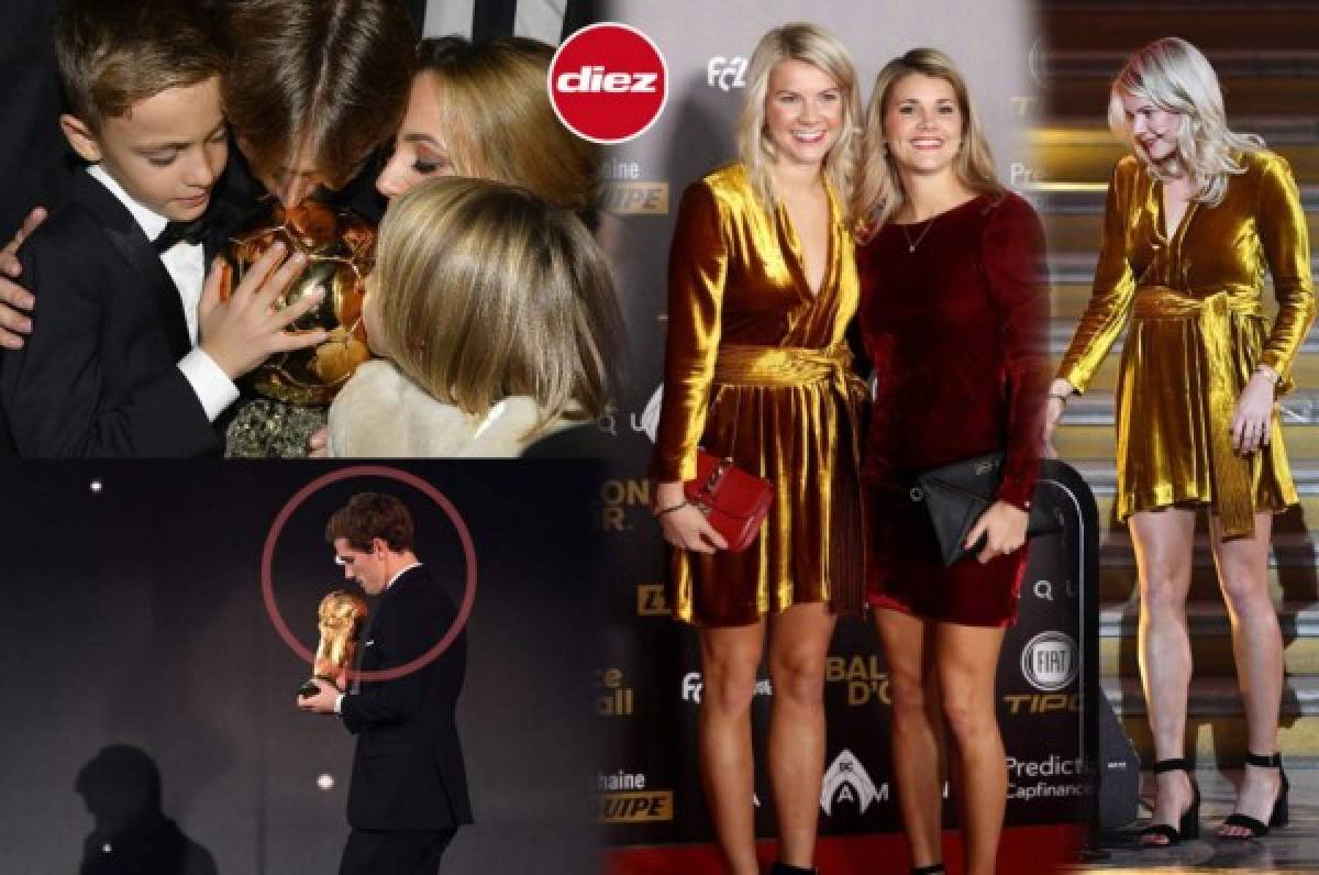 Balón de Oro 2018: El beso de Griezmann con Mbappé y la belleza de Ada Hegerberg