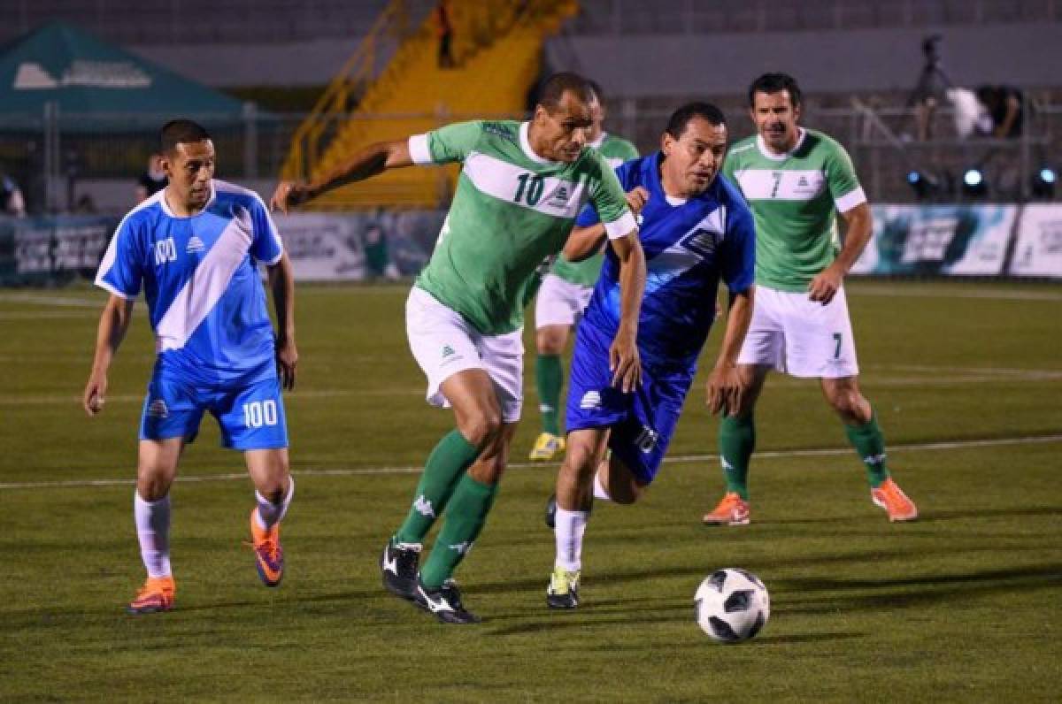 Las leyendas internacionales golean 8 a 2 a los históricos de Guatemala