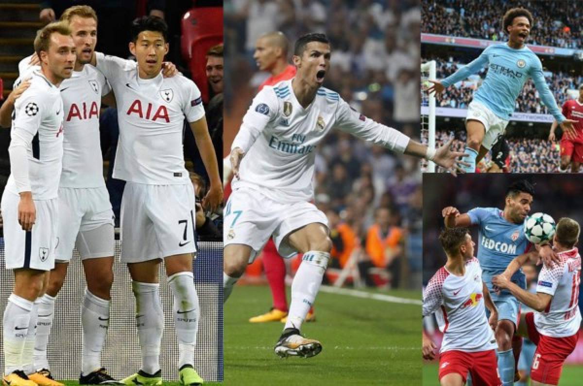 Manchester City, Real Madrid y Tottenham pegan primero en Champions