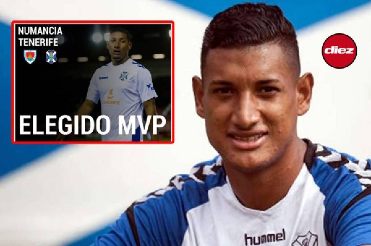 Bryan Acosta, elegido el MVP por la afición del Tenerife en España