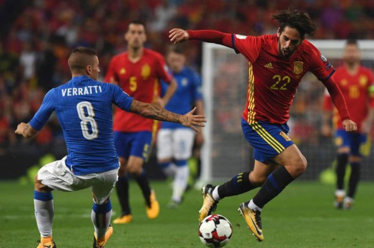 Verratti dice que 'ni siquiera Messi' alcanzó el nivel de Isco en el España-Italia