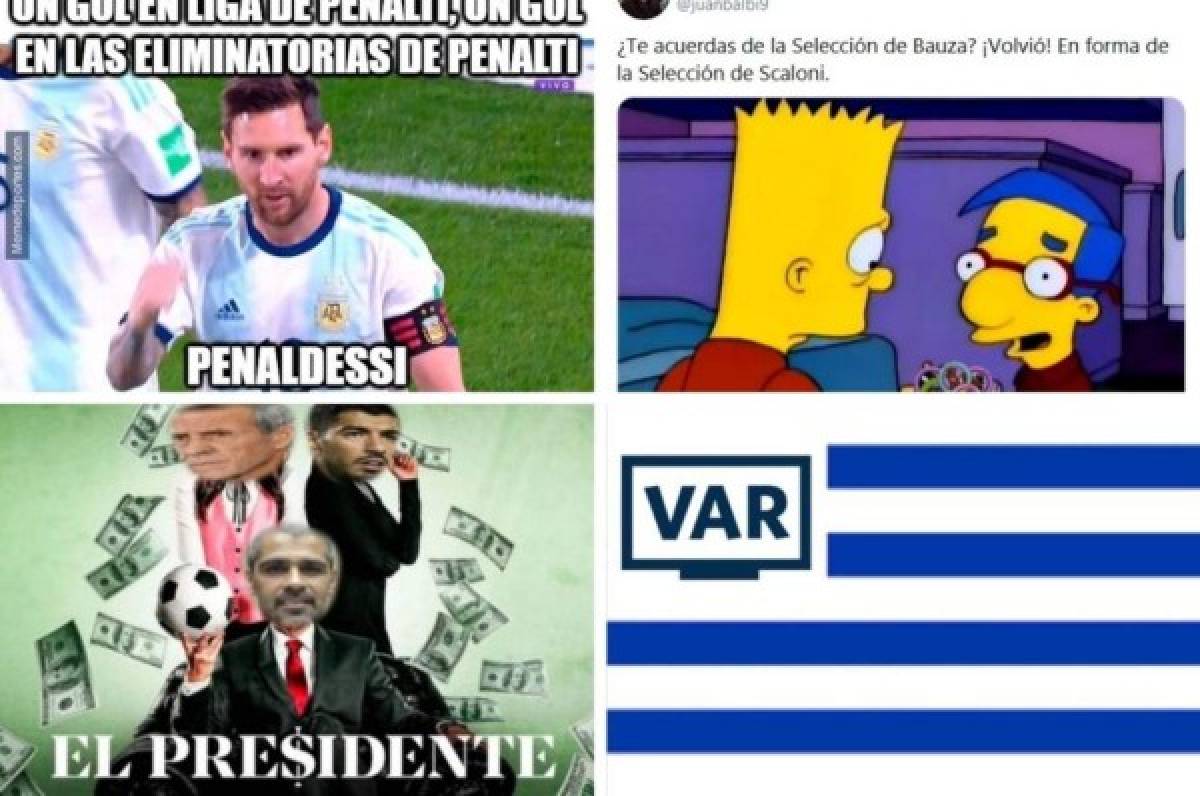 Los crueles memes del inicio de la eliminatoria sudamericana: No perdonan a Messi ni a Uruguay