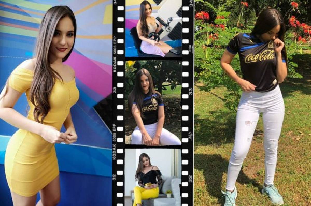 Celeste Carías, la bella presentadora hondureña que sufre por el Olimpia