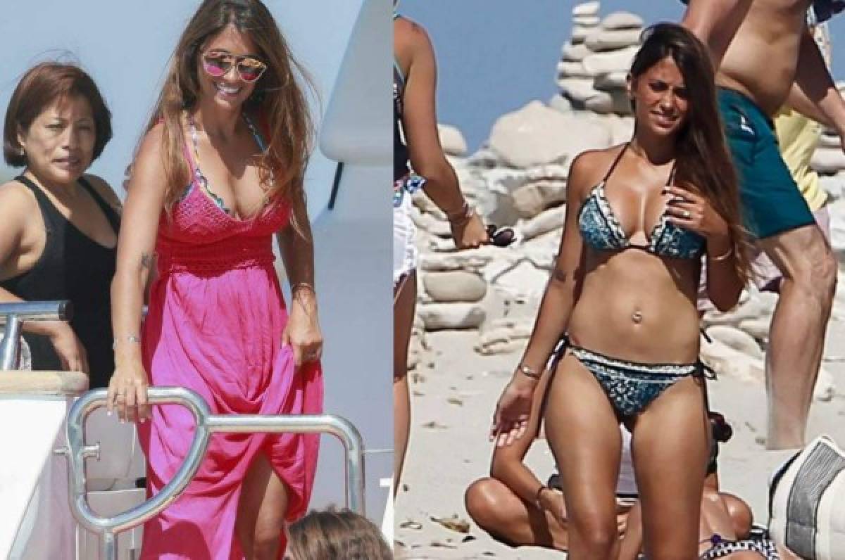 ¡De infarto! Las otras fotos que dejaron las vacaciones de Antonella Rocuzzo y Messi